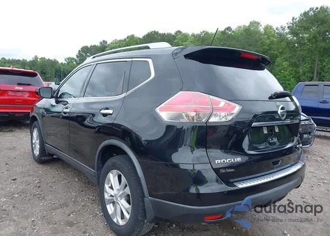 2016 Nissan Rogue Sv z USA, uszkodzony, nr VIN KNMAT2MVXGP622779